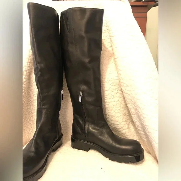 MARC FISHER LTD  Phidias Knee High Boot Black Platform Size 5.5 - Picture 5 of 11